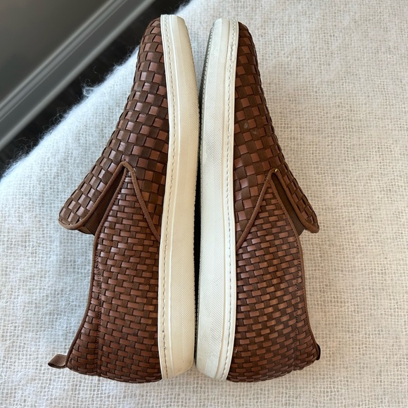 Mezlan Fermi brown Leather Slip On Sneakers- size 13. Made in Spain main image 8